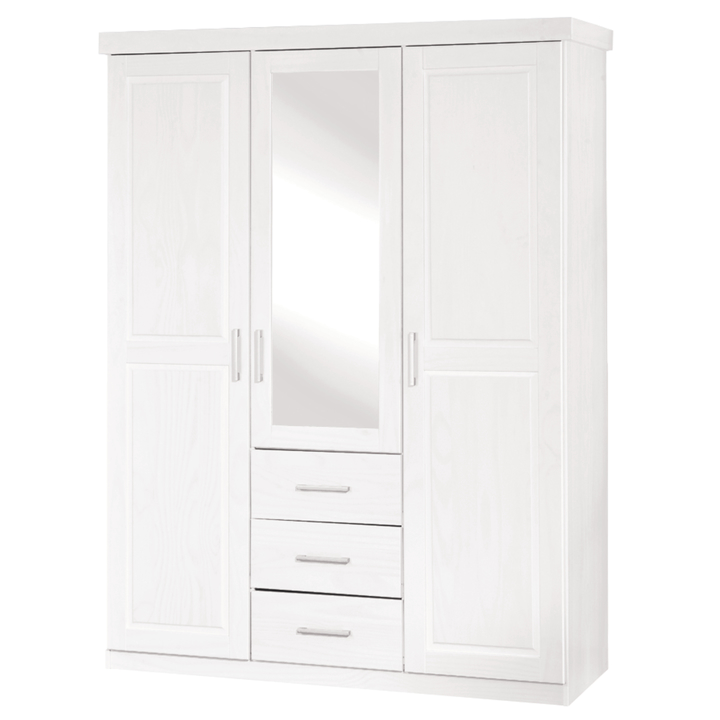 Šatníková skriňa GERALDINE biela 1