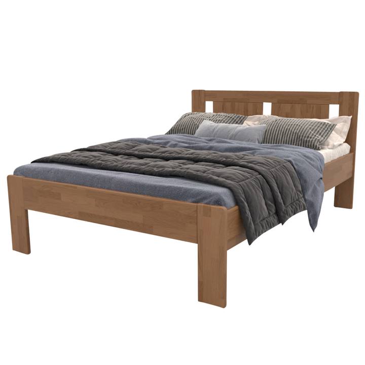 Posteľ GERDA I dub/svetlý orech, 120x200 cm 1