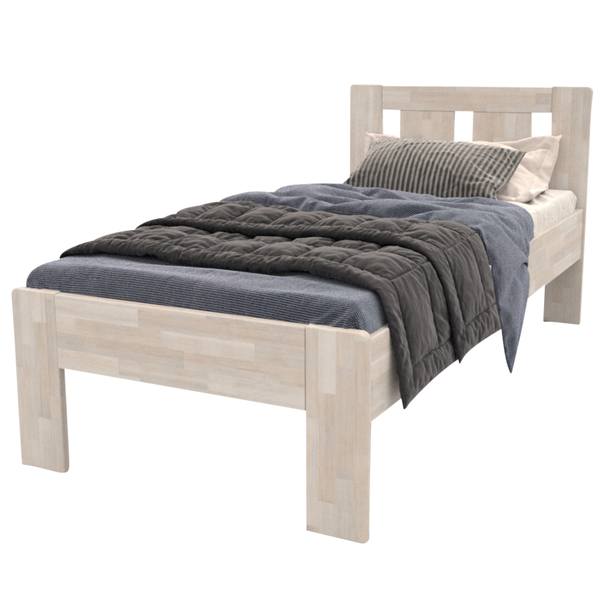Posteľ GERDA I buk/biela, 100x200 cm 1