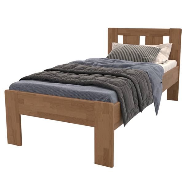 Posteľ GERDA I dub/svetlý orech, 100x200 cm 1