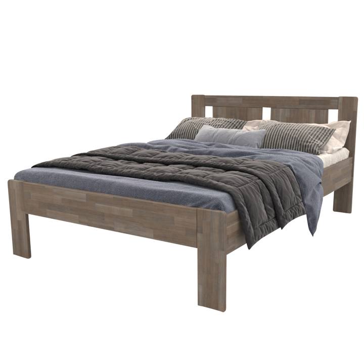 Posteľ GERDA II buk/sivá, 140x200 cm 1