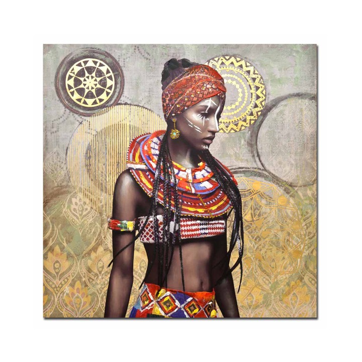 Obraz GIRL III 100x100 cm, viacfarebná 1