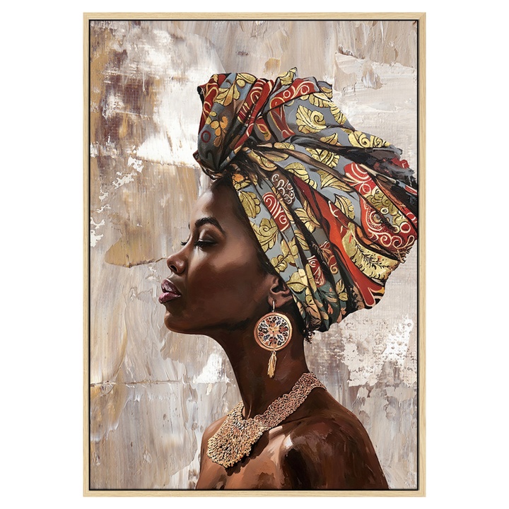 Obraz na plátne s rámom GIRL XVII 70x100 cm 1