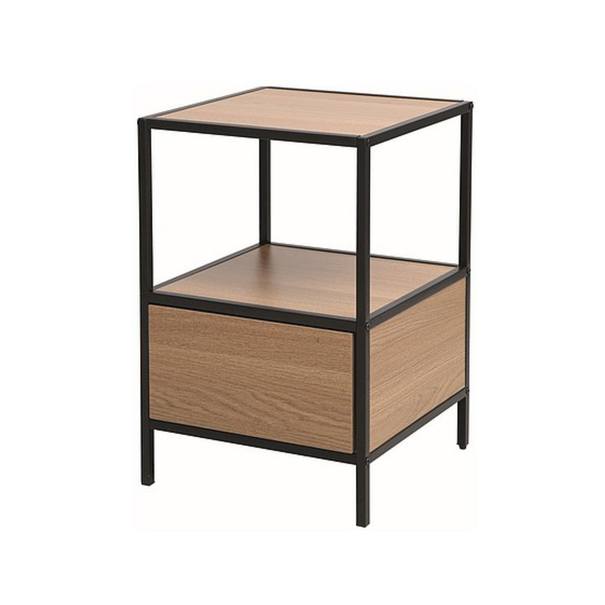 Prístavný stolík GIU dub/čierna 1