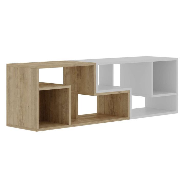 TV stolík GLIS dub/biela 1