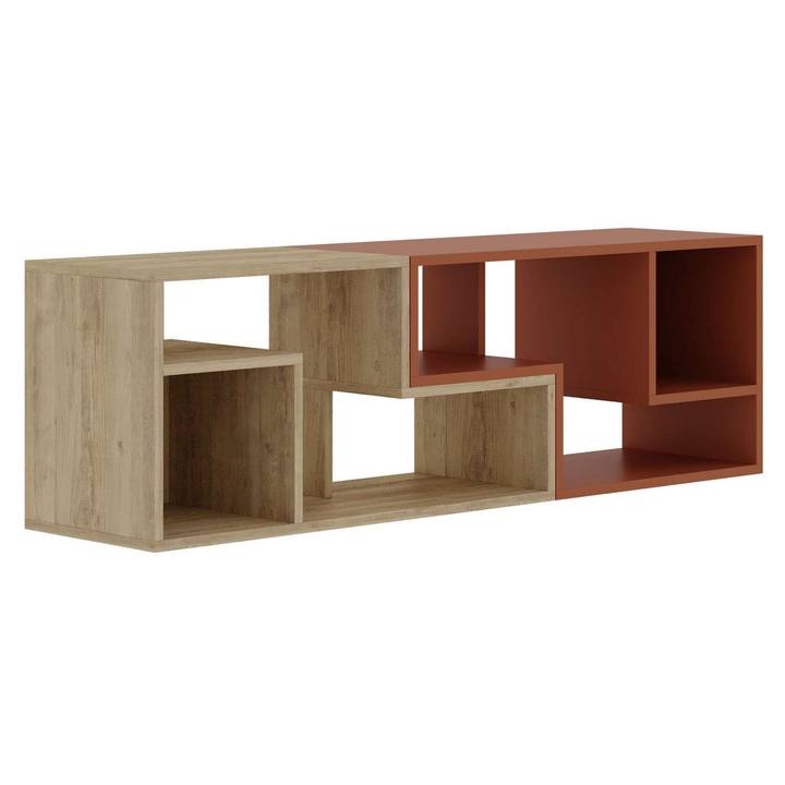 TV stolík GLIS dub/škoricová 1