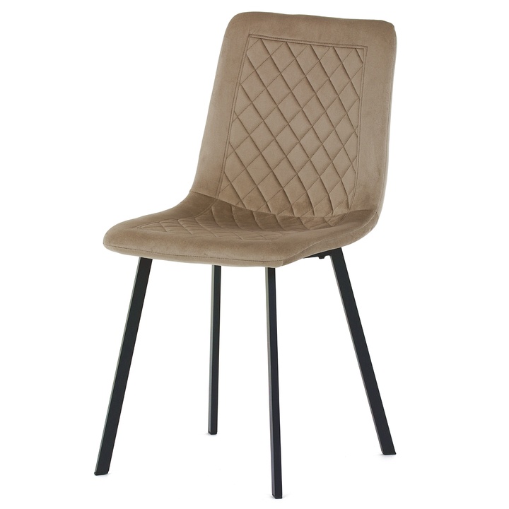 Jedálenská stolička GLORY béžová/čierna 1