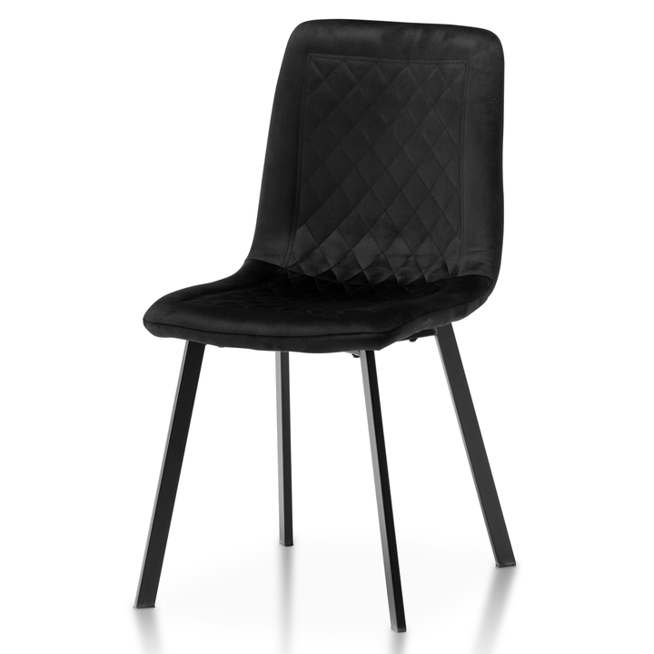 Jedálenská stolička GLORY čierna 1