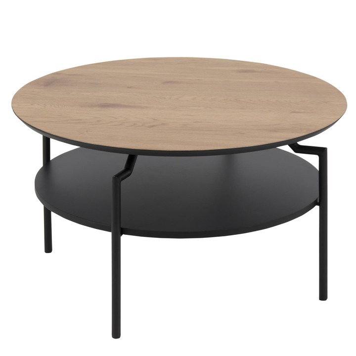 Konferenčný stolík GOLDINGTON prírodná/čierna 1