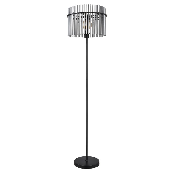 Stojacia lampa  GORLEY čierna, výška 152 cm 1