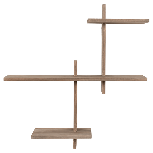 Nástenný regál GOVA prírodná 1