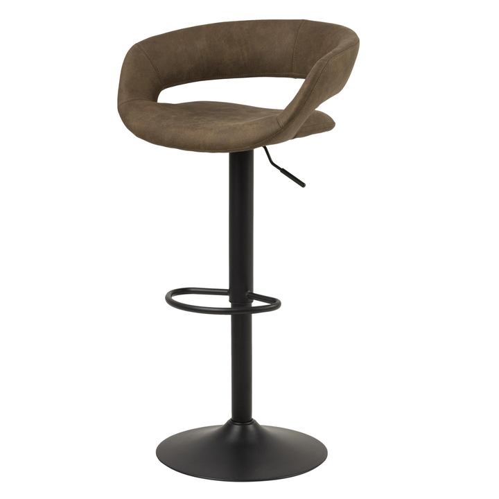 Barová stolička GRACE hnedá/čierna 1