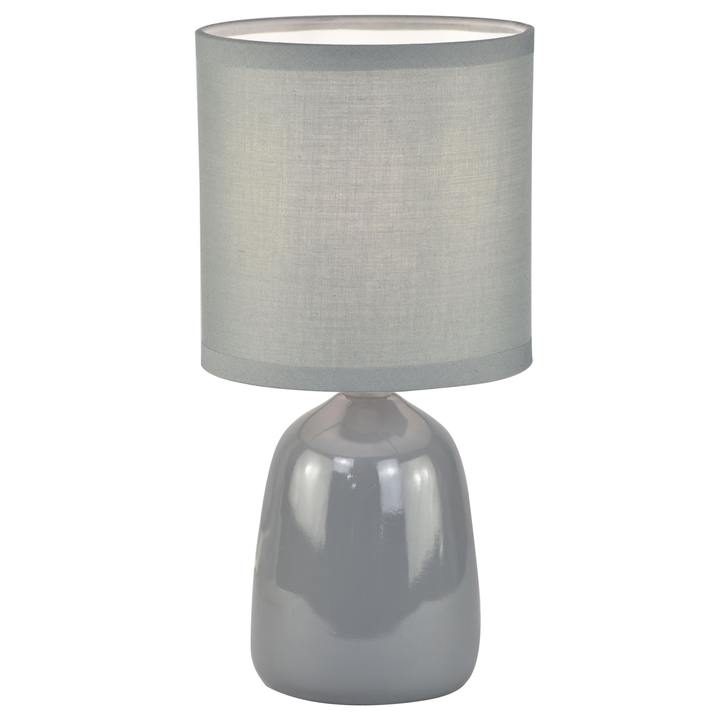 Stolná lampa GRACE sivá 1