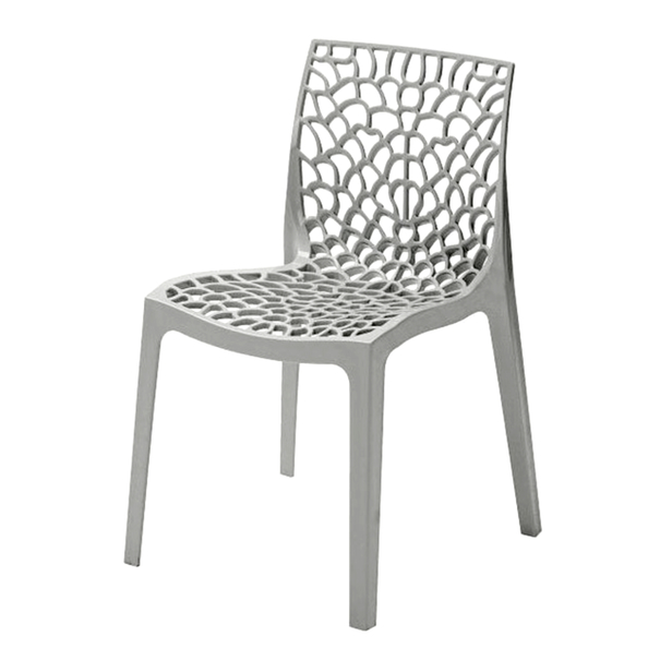 Jedálenská stolička GRUVYER sivá 1