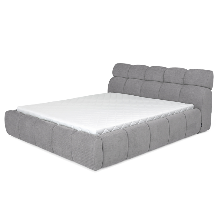 Posteľ s roštom GULIA 1 strieborná, 180x200 cm 1