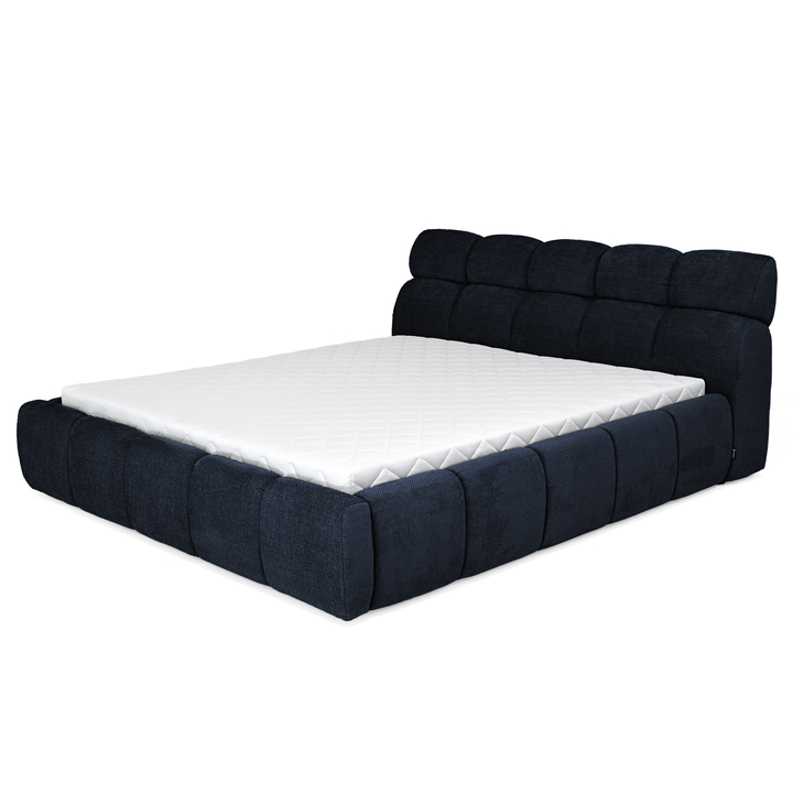 Posteľ s roštom GULIA 1 tmavomodrá, 140x200 cm 1