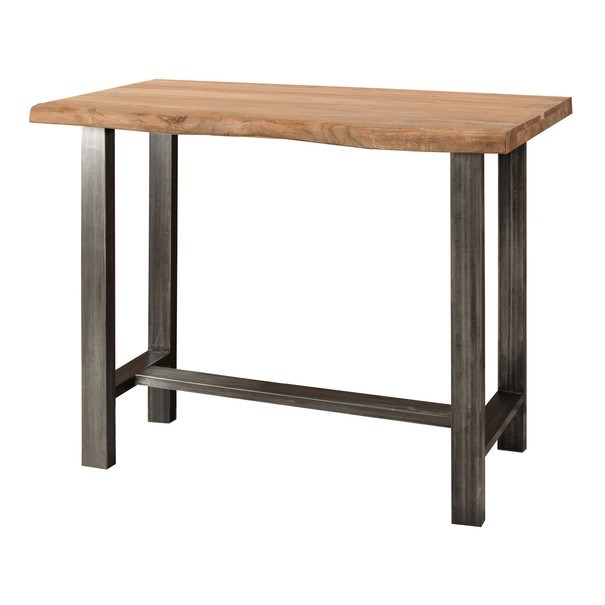 Barový stôl GURU akácia stone/kov 1