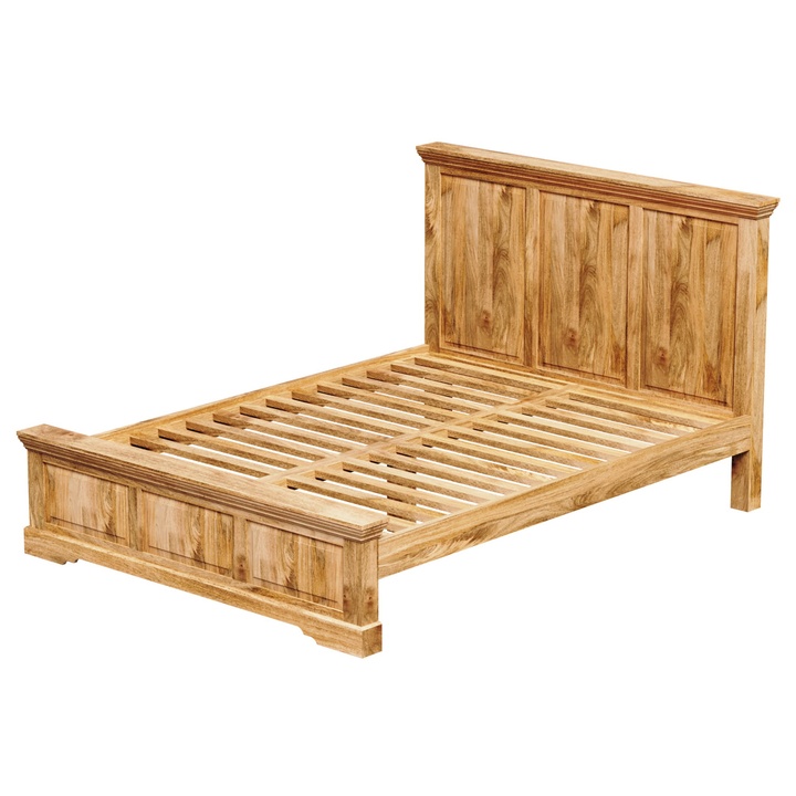 Posteľ s roštom GURUNU mango, 160x200 cm 1