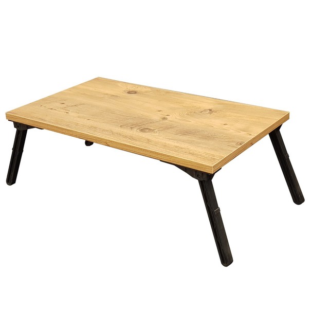 Odkladací stolík GUSTO prírodná/čierna 1