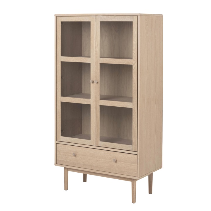 Vitrína H000021093 bielený dub 1