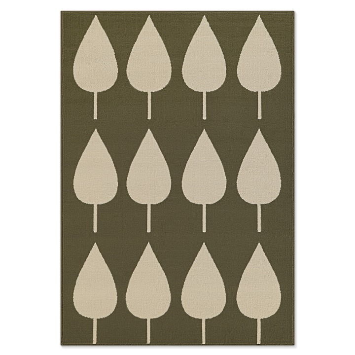 Koberec HANSE HOME ADVENTURES 106215 zelená/krémová, 160x235 cm 1