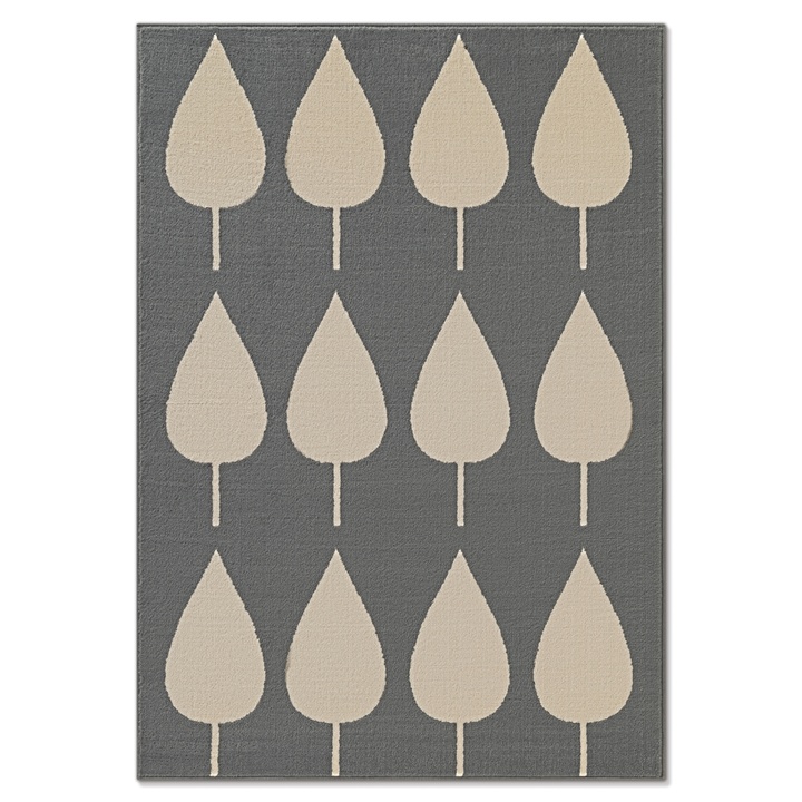 Koberec HANSE HOME ADVENTURES 106216 sivá/krémová, 120x170 cm 1