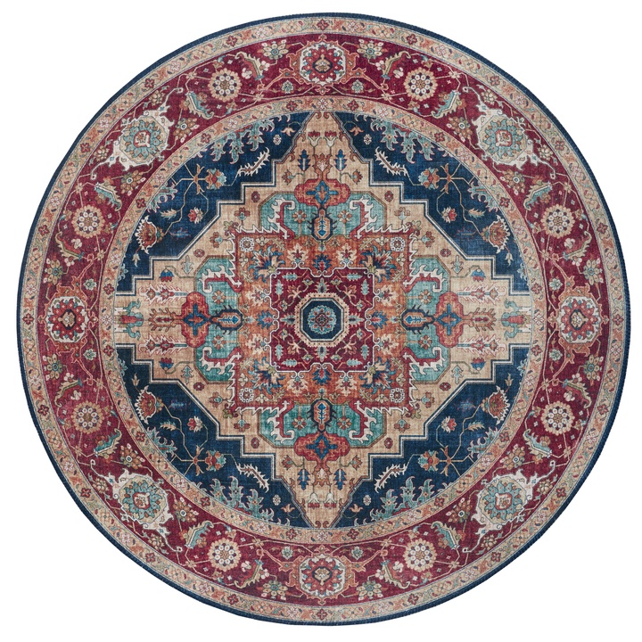 Koberec HANSE HOME ASMAR 104017, indigovomodrá, priemer 160 cm 1