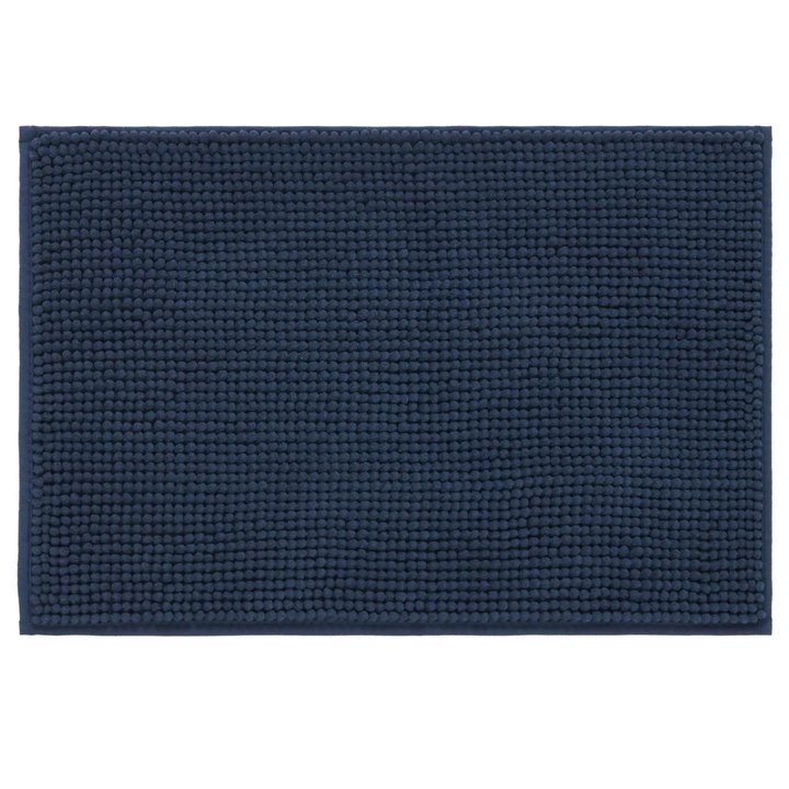 Kúpeľňová predložka HAPPY 2 tmavomodrá, 40x60 cm 1
