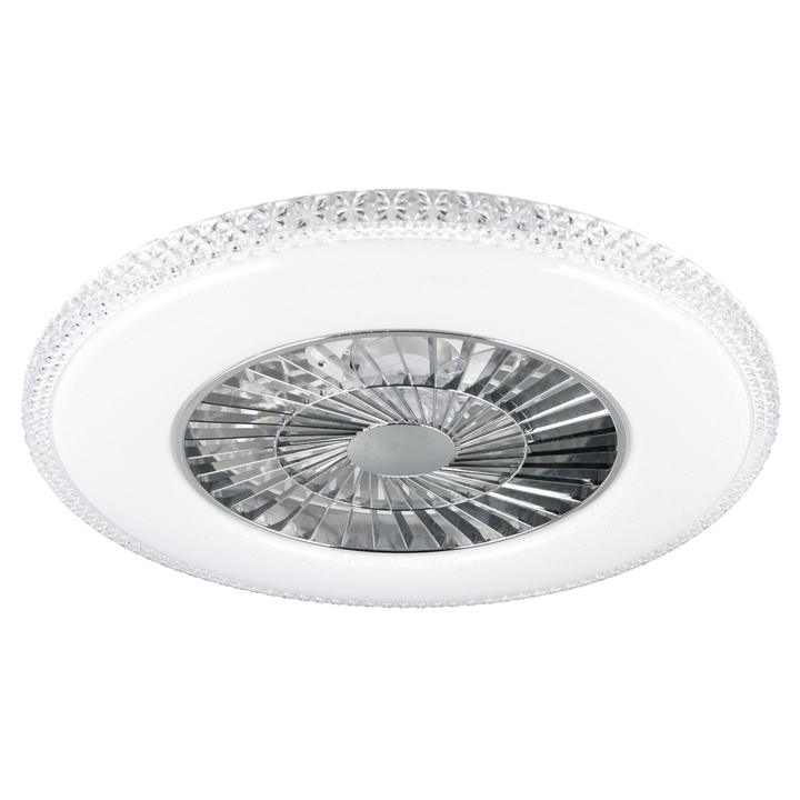 Stropné LED svietidlo s ventilátorom HARSTAD biela 1