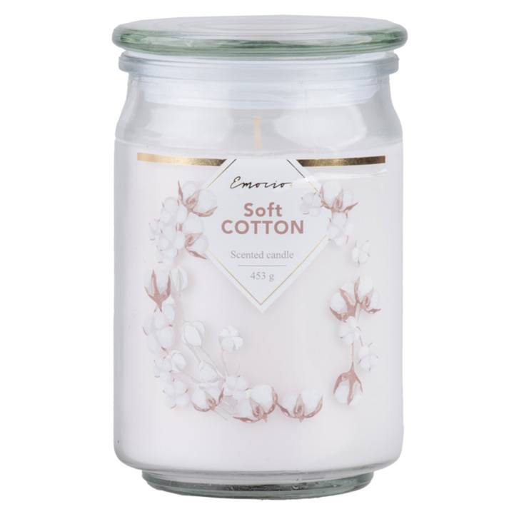 Vonná sviečka s viečkom HAYES soft cotton, 453 g 1