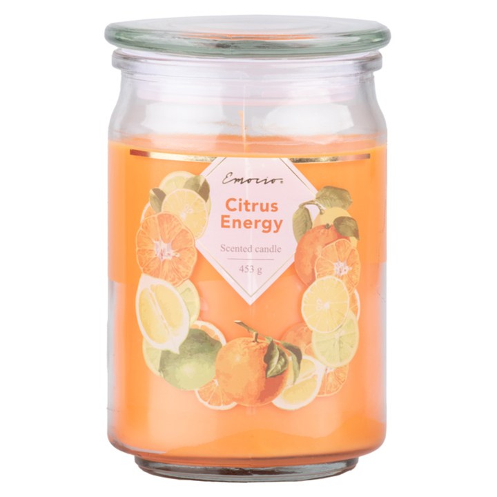 Vonná sviečka s viečkom  HAYES citrus energy, 453 g 1