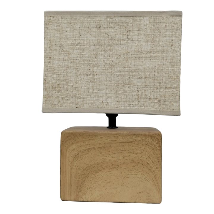 Stolná lampa HAYLEE hnedá 1