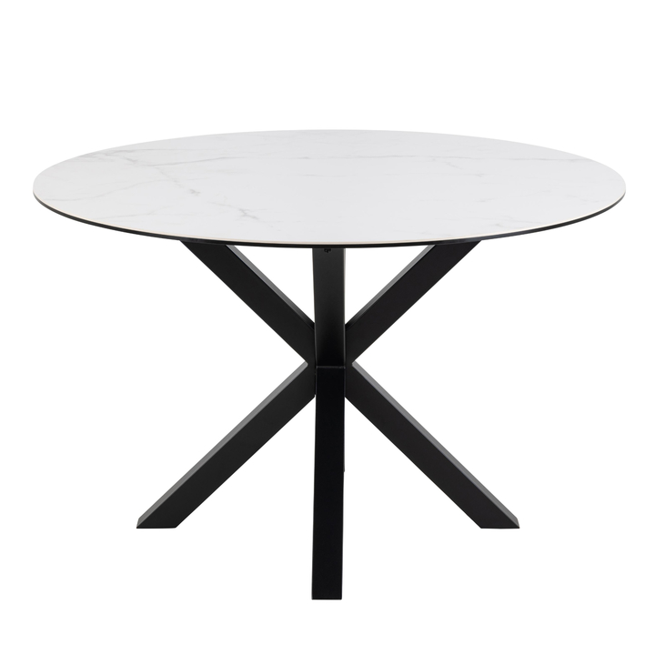 Jedálenský stôl HEAVEN 119 II biela/čierna 1