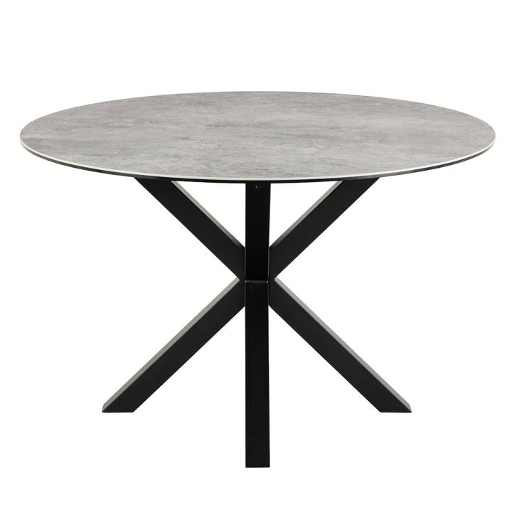 Jedálenský stôl HEAVEN 119 II sivá/čierna 1