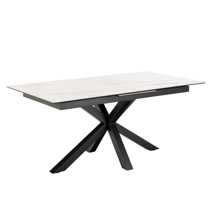 Jedálenský stôl HEAVEN 210 biela/čierna 1