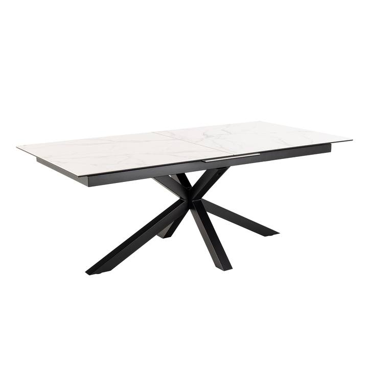 Jedálenský stôl HEAVEN 240 biela/čierna 1