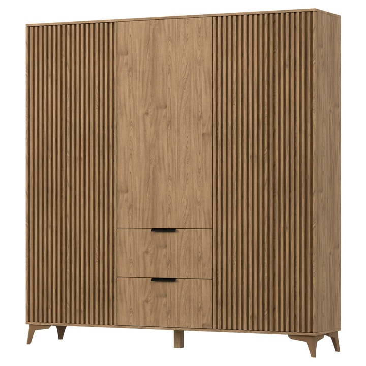 Šatníková skriňa HEDWIG dub artisan 1