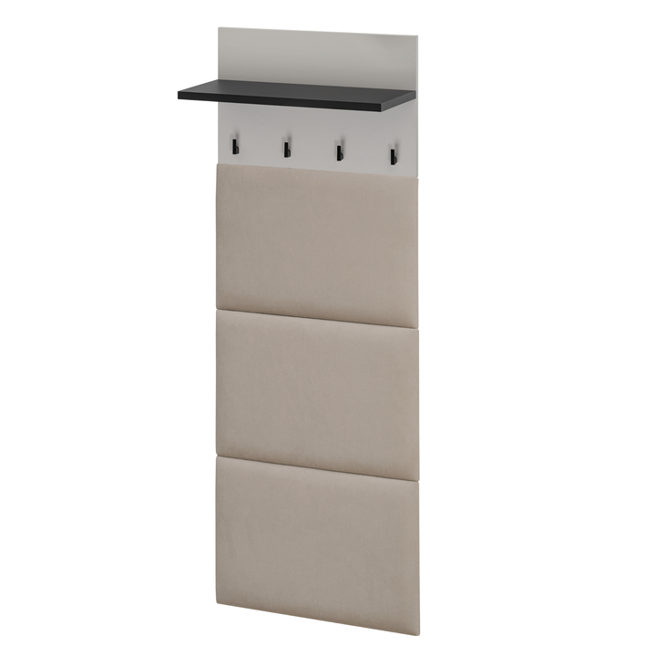 Predsieňový panel HEGU 10 kašmírová/čierna 1