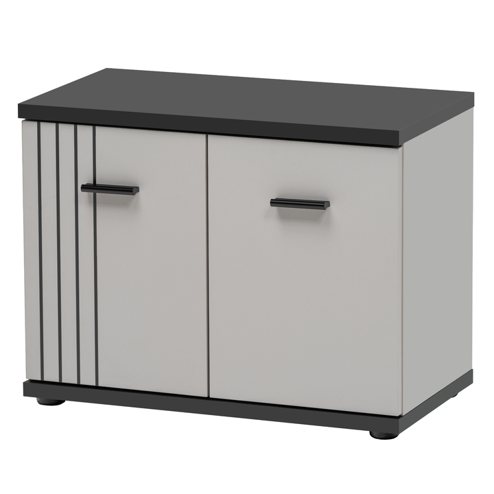 Skrinka na topánky HEGU 7 kašmírová/čierna 1