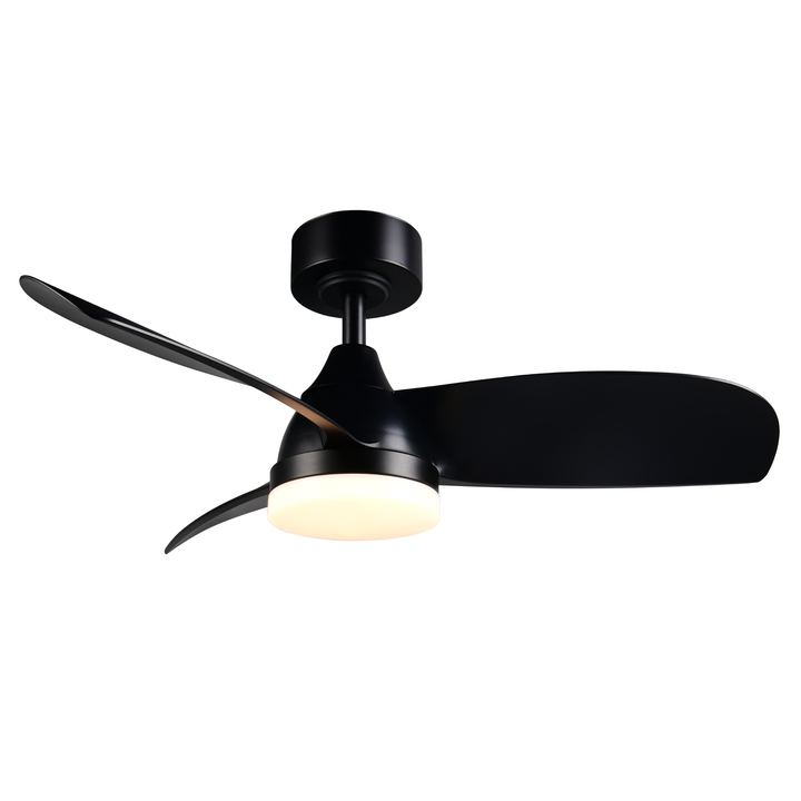 Stropné LED svietidlo s ventilátorom HELSINKI čierna 1