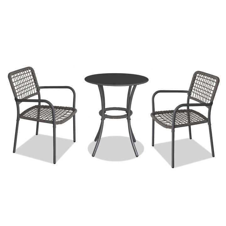 Záhradná zostava HILARIUS antracitová 1