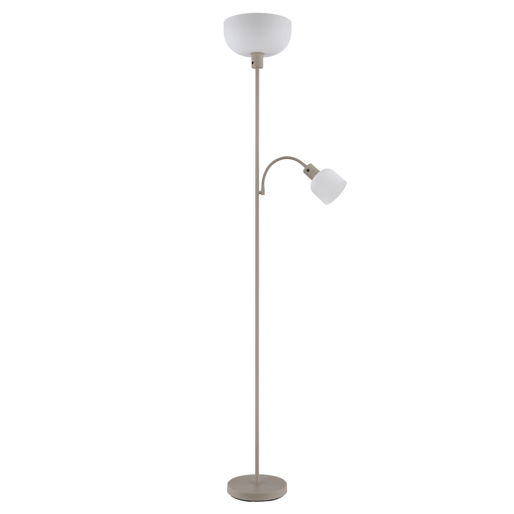 Stojacia lampa HINTON piesková/biela 1