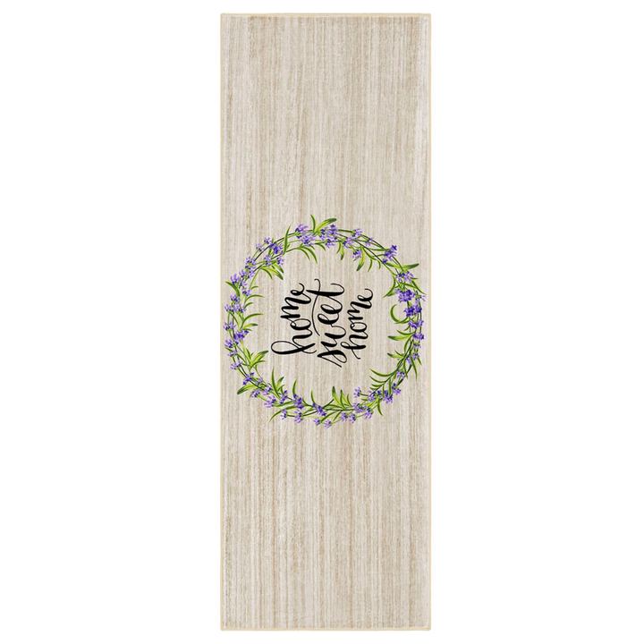 Koberec HOME SWEET HOME sivá, 60x90 cm 1