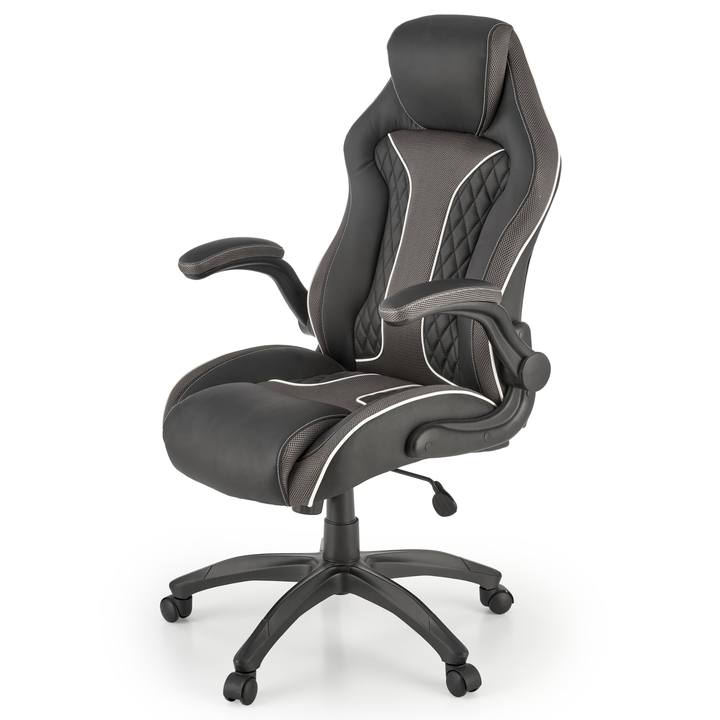 Kancelárske kreslo HOMLIT čierna/sivá 1