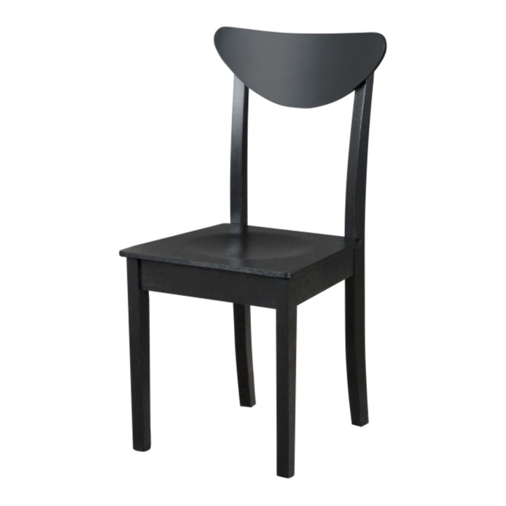 Jedálenská stolička HUBO 3D čierna 1