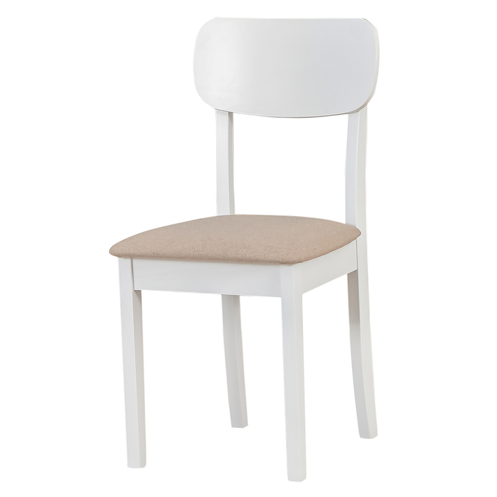 Jedálenská stolička HUBO 4 biela/béžová 1