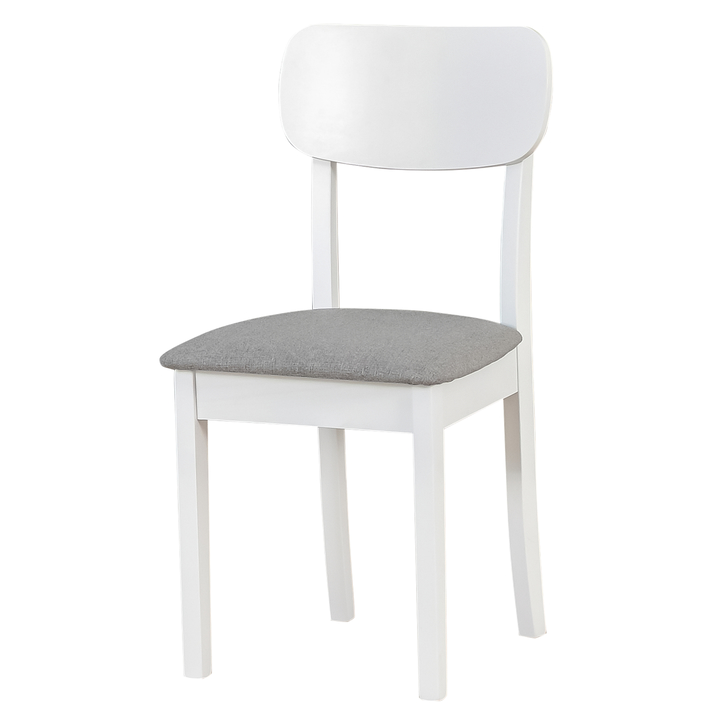 Jedálenská stolička HUBO 4 biela/sivá 1