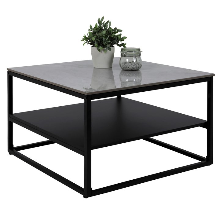 Konferenčný stolík HUGO sivá/čierna 1