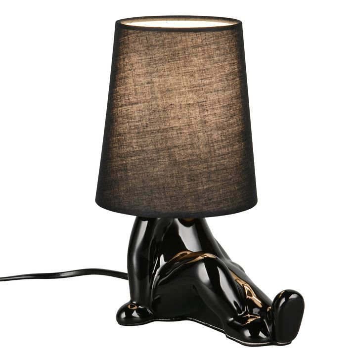 Stolná lampa HUMA čierna 1