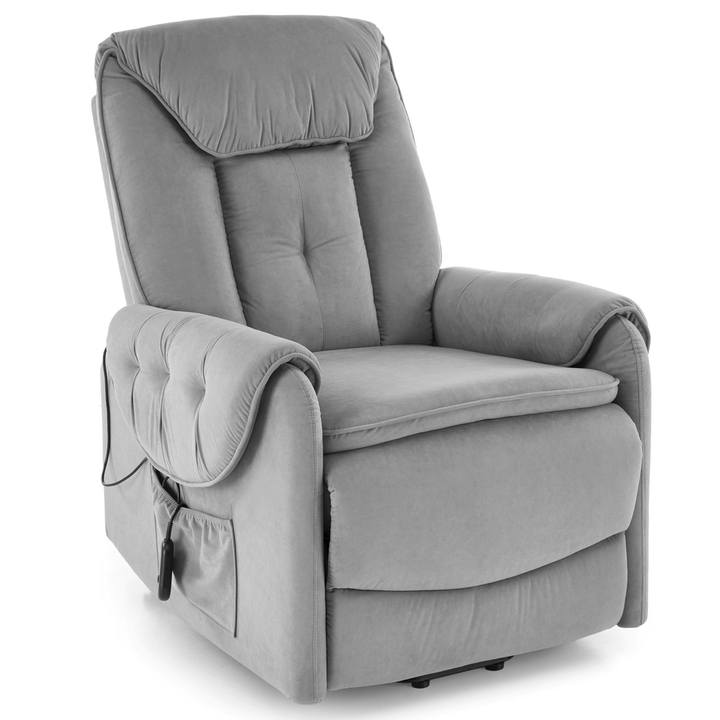Relaxačné kreslo HURTUN sivá 1